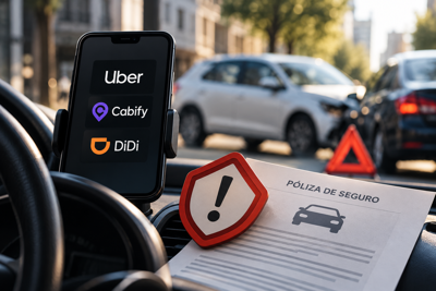 Riesgos de manejar para Uber, Cabify o Didi sin un seguro de uso comercial para tu vehículo