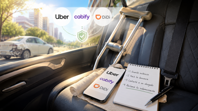 ¿Te accidentaste como pasajero en Uber, Cabify o Didi? Qué hacer para cobrar tu indemnización.
