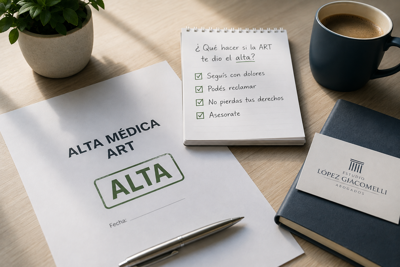 ¿Qué hacer si la ART me da el alta médica y sigo con dolores?